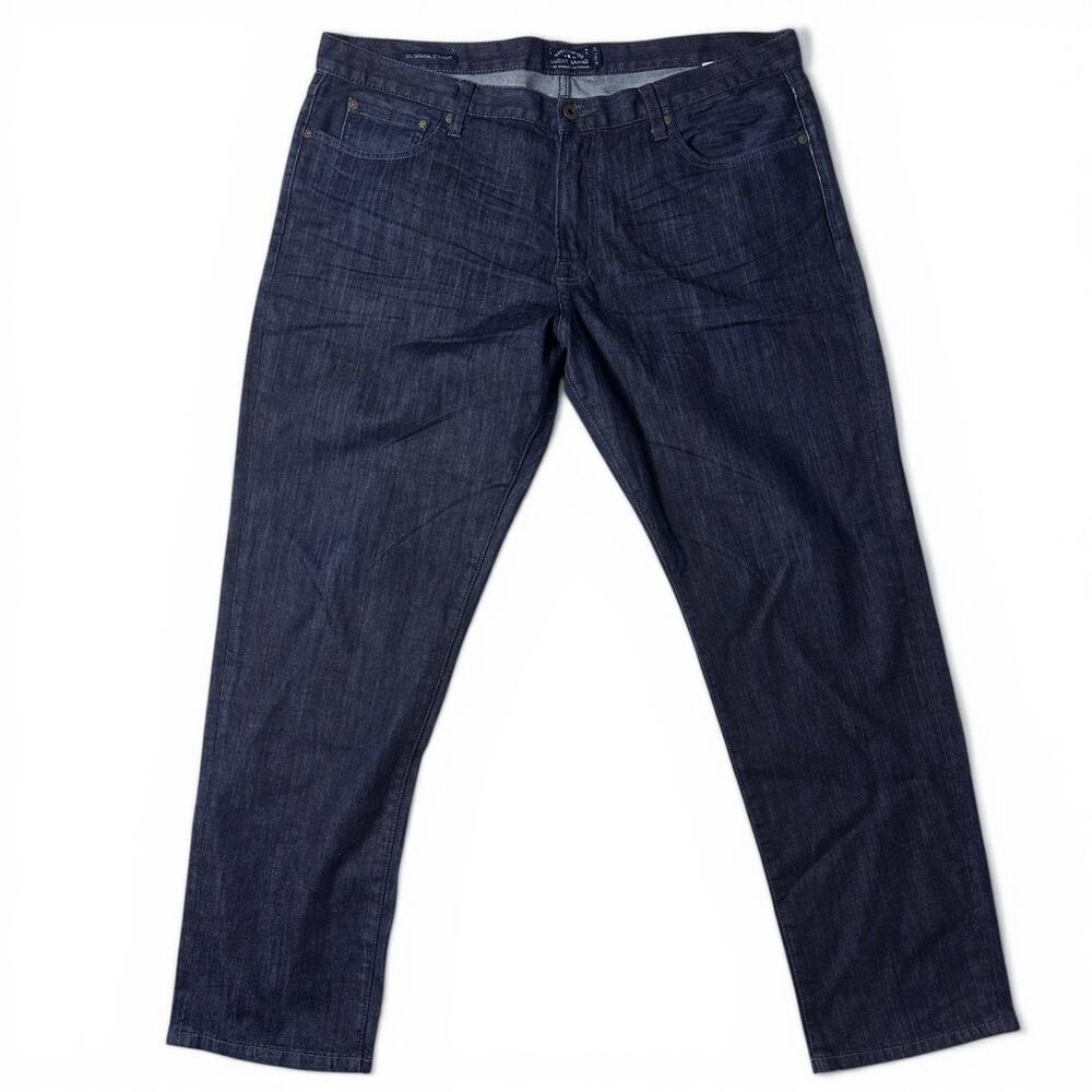 Lucky Brand 221 Original Straight Jeans Mens Actual Size 40x30 Blue Dark Wash